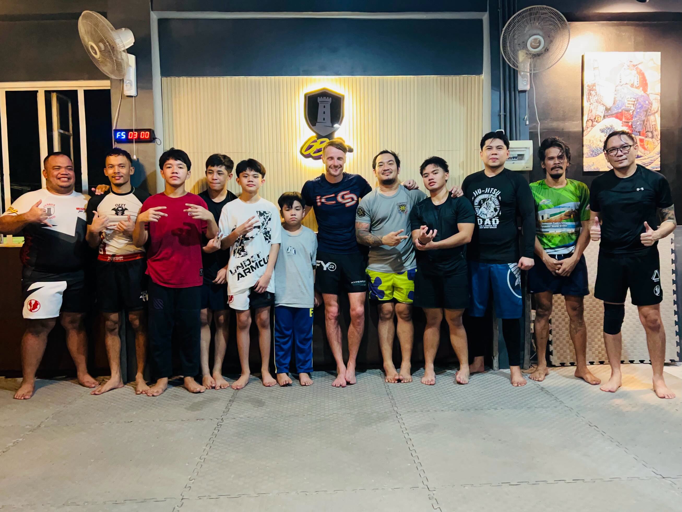 GBA students on the mats